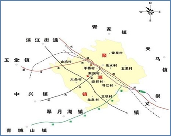 拟建项目位于都江堰市聚源(镇)三坝社区,建设内容包括:三坝安置点